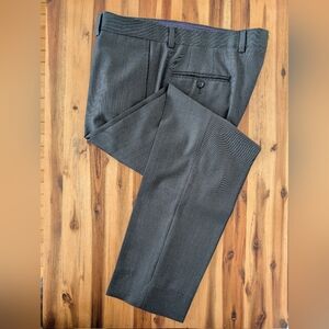 Ted Baker Jefferson Pant Endurance 34 R 100% Wool Pants Gray Dress Pant